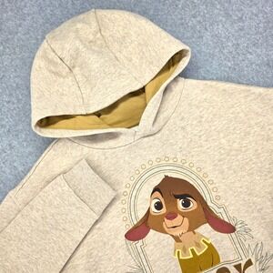 Disney Wish Movie Hoodie Kids Large Speak‎ Your Mind Rabbit Graphic Sweatshirt